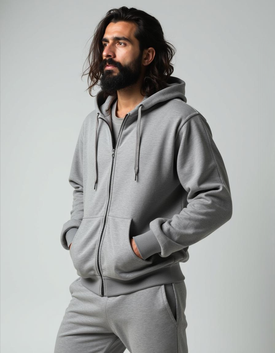 THE ATHLETIC ZIPPER HOODIE