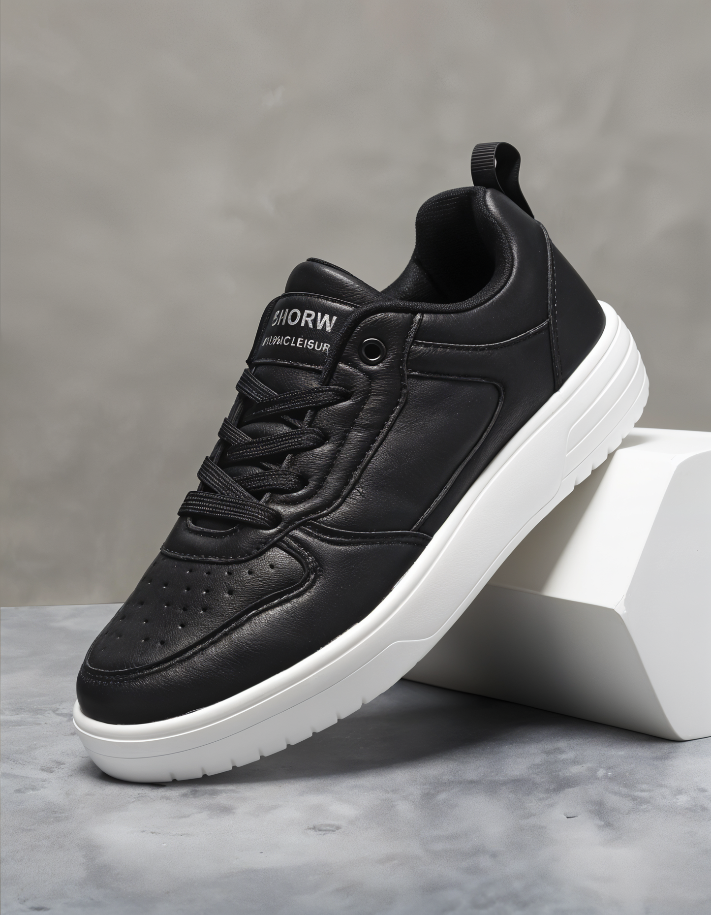 THE ESSENTIAL LEATHER SNEAKER